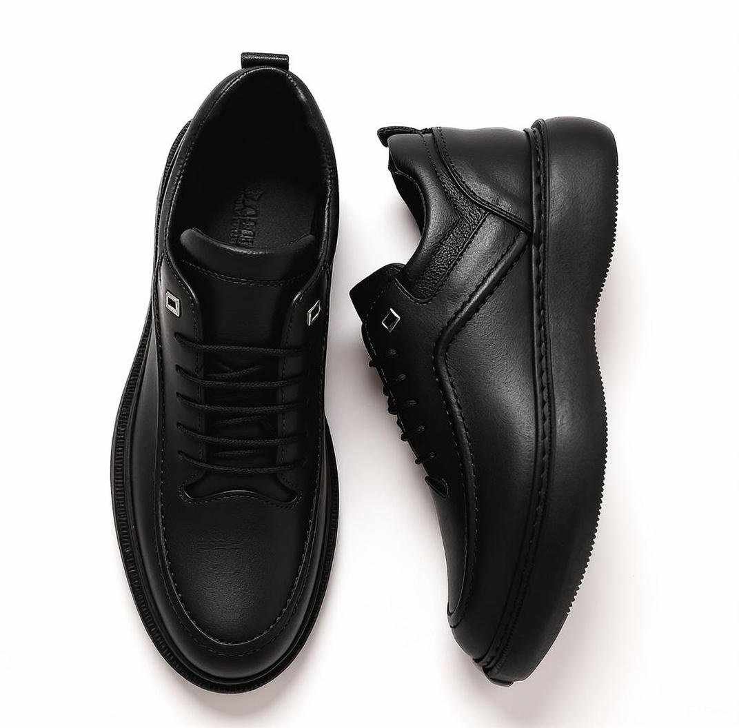 Chaussures de Confort noir (réf : 1170n)