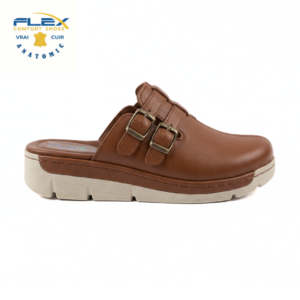 sabot femme orthopÉdique 100 % cuir véritable (ref:l09mw)