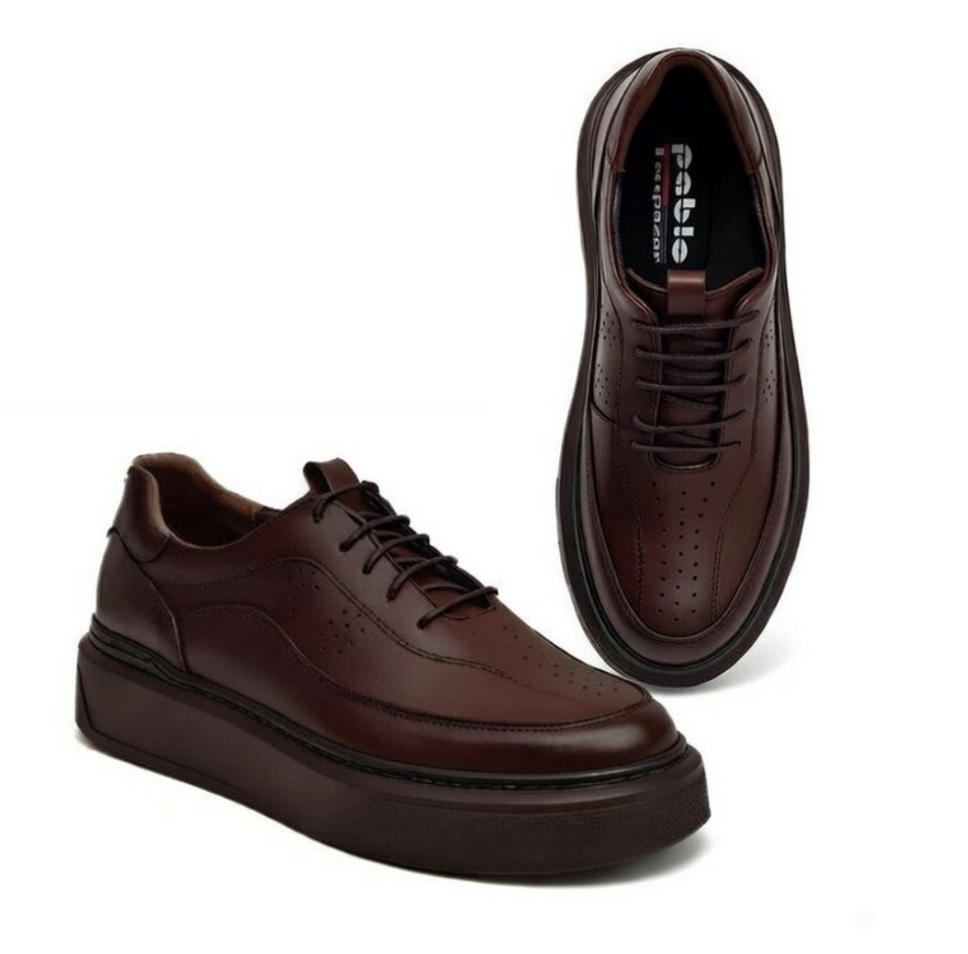 Chaussures homme cuir Marron (réf. LS01M)
