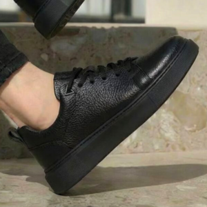 basket sport chic noir cuir (réf. m1005n)