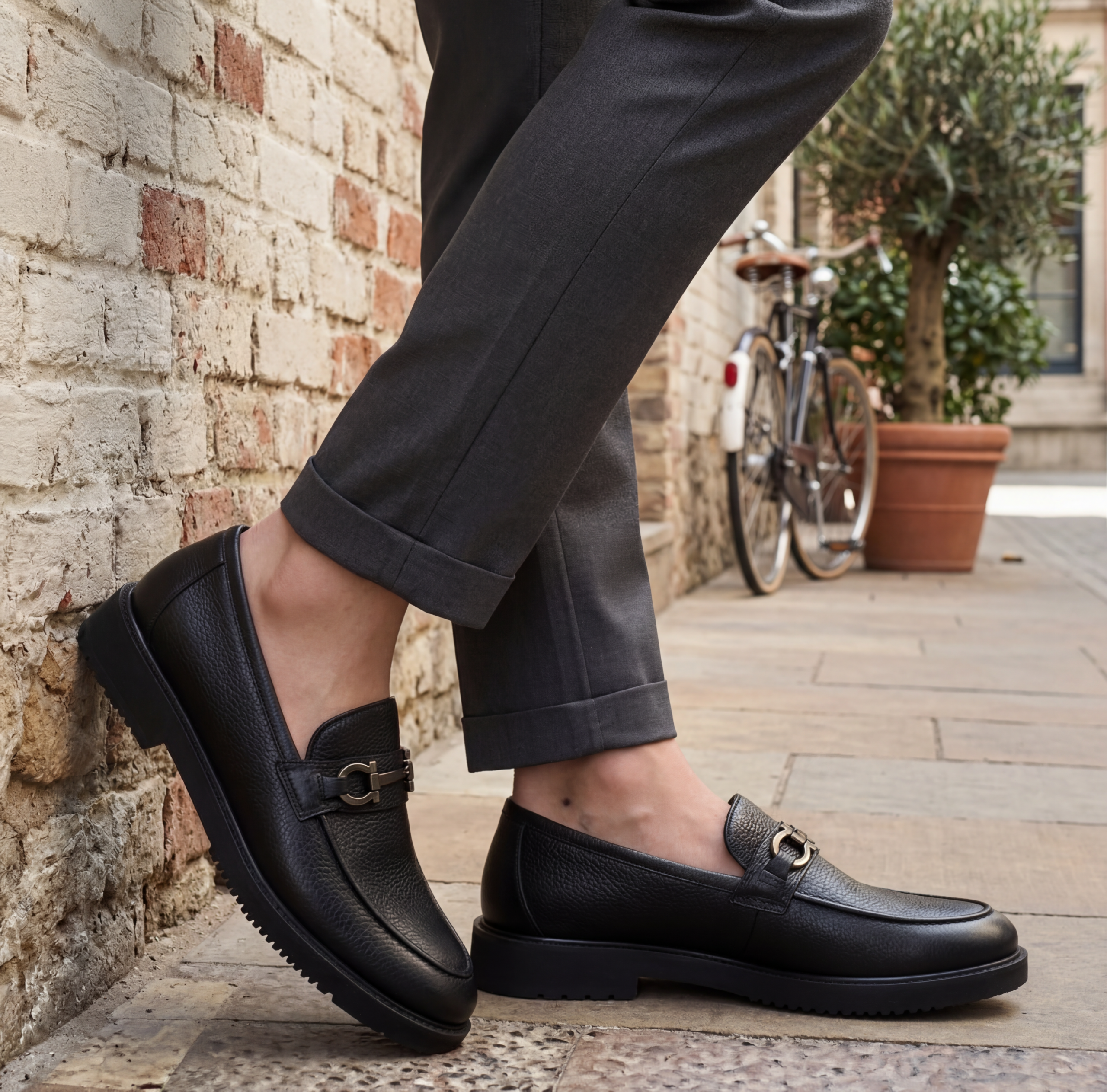 chaussures homme 100 % cuir noir (réf. 480n)