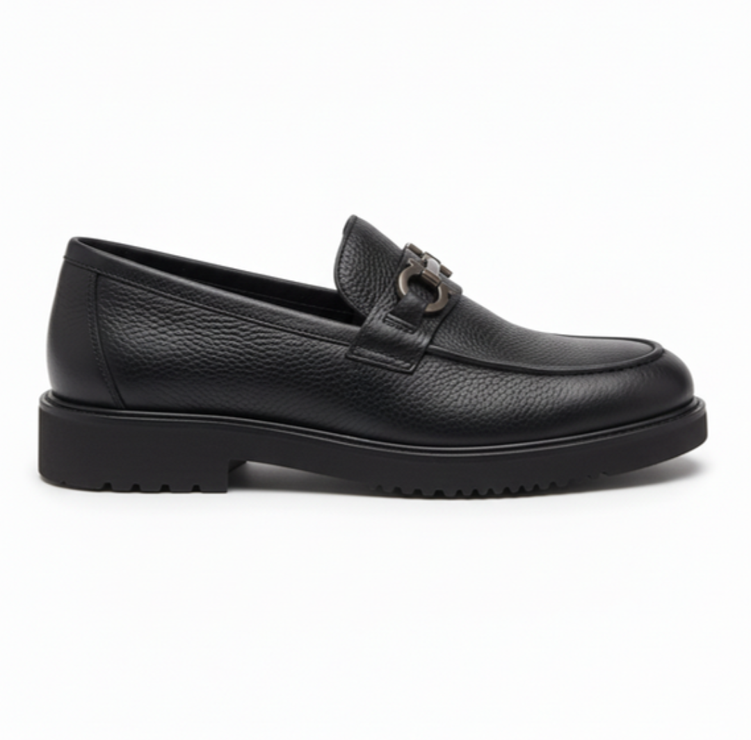 chaussures homme 100 % cuir noir (réf. 480n)