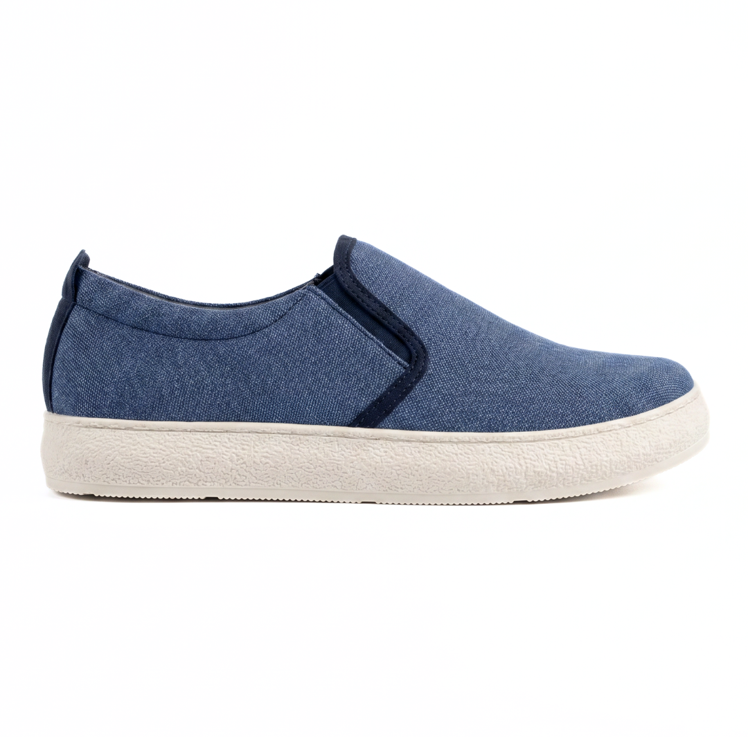 Mocassin en Tissu pour homme (réf. MLS01BL)