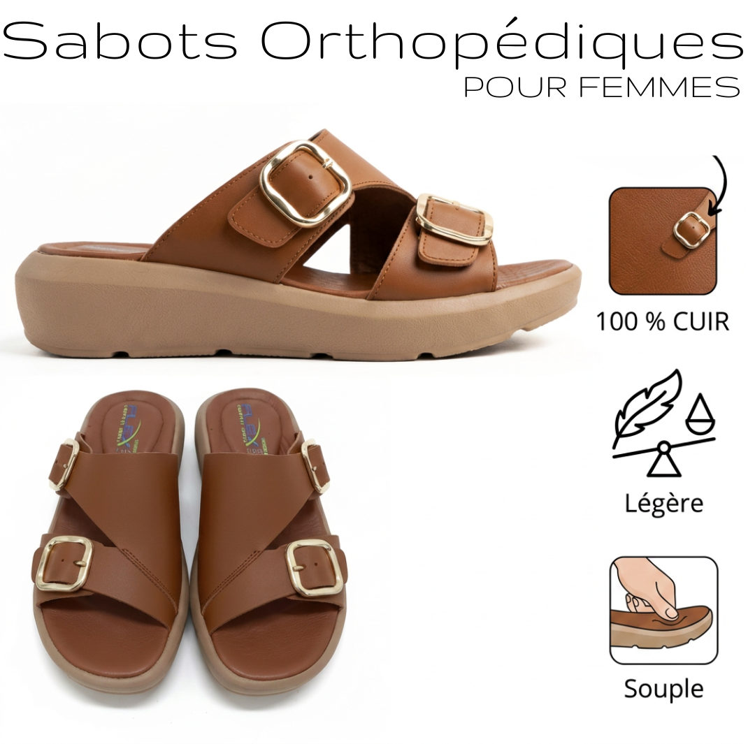 Sabot ORTHOPÉDIQUE Femme Marron (ref. F1003M)
