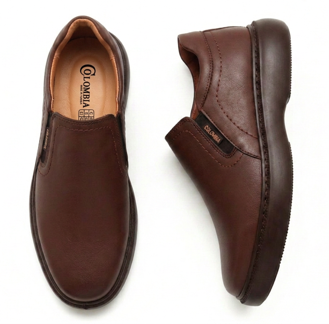 Chaussures de Confort marron (réf : 1171M)