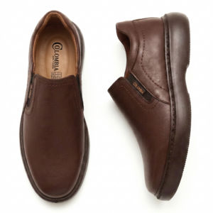 chaussures de confort marron (réf : 1171m)