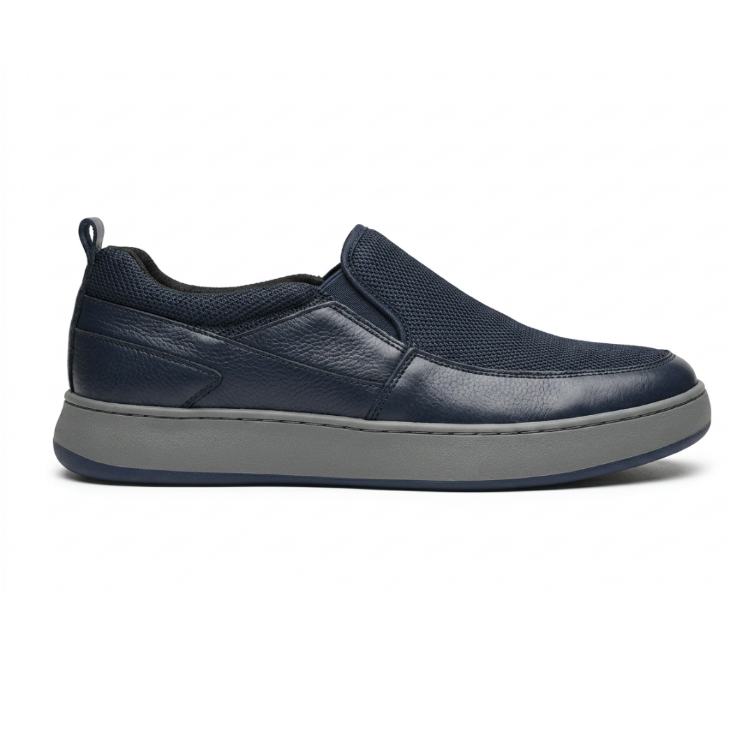 Basket BLEU Cuir (réf. BLX578B)