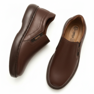 chaussures de confort marron (réf : 1179m)