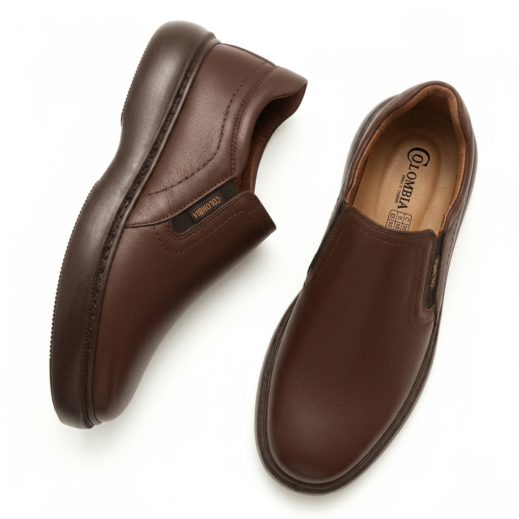 Chaussures de Confort marron (réf : 1179M)