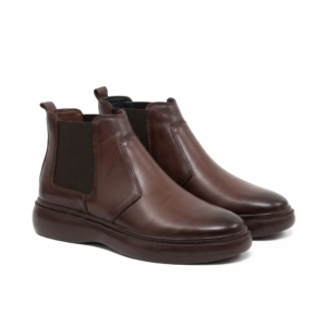 boots chic marron cuir (réf. 1022m)