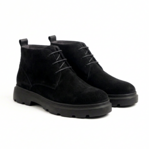 boots chic noir cuir (réf. 1033n)